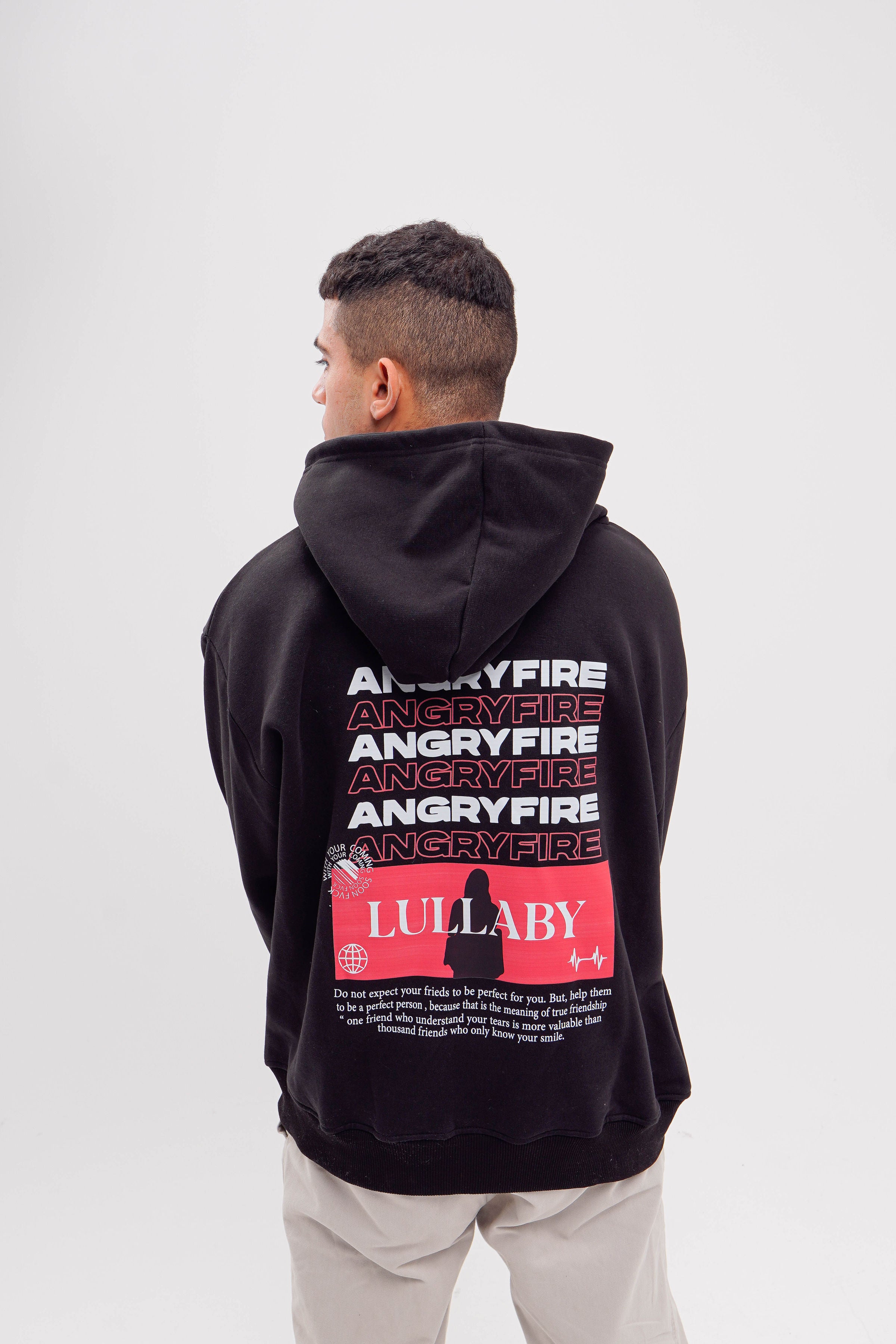 Angry Fire Oversized Hoodie