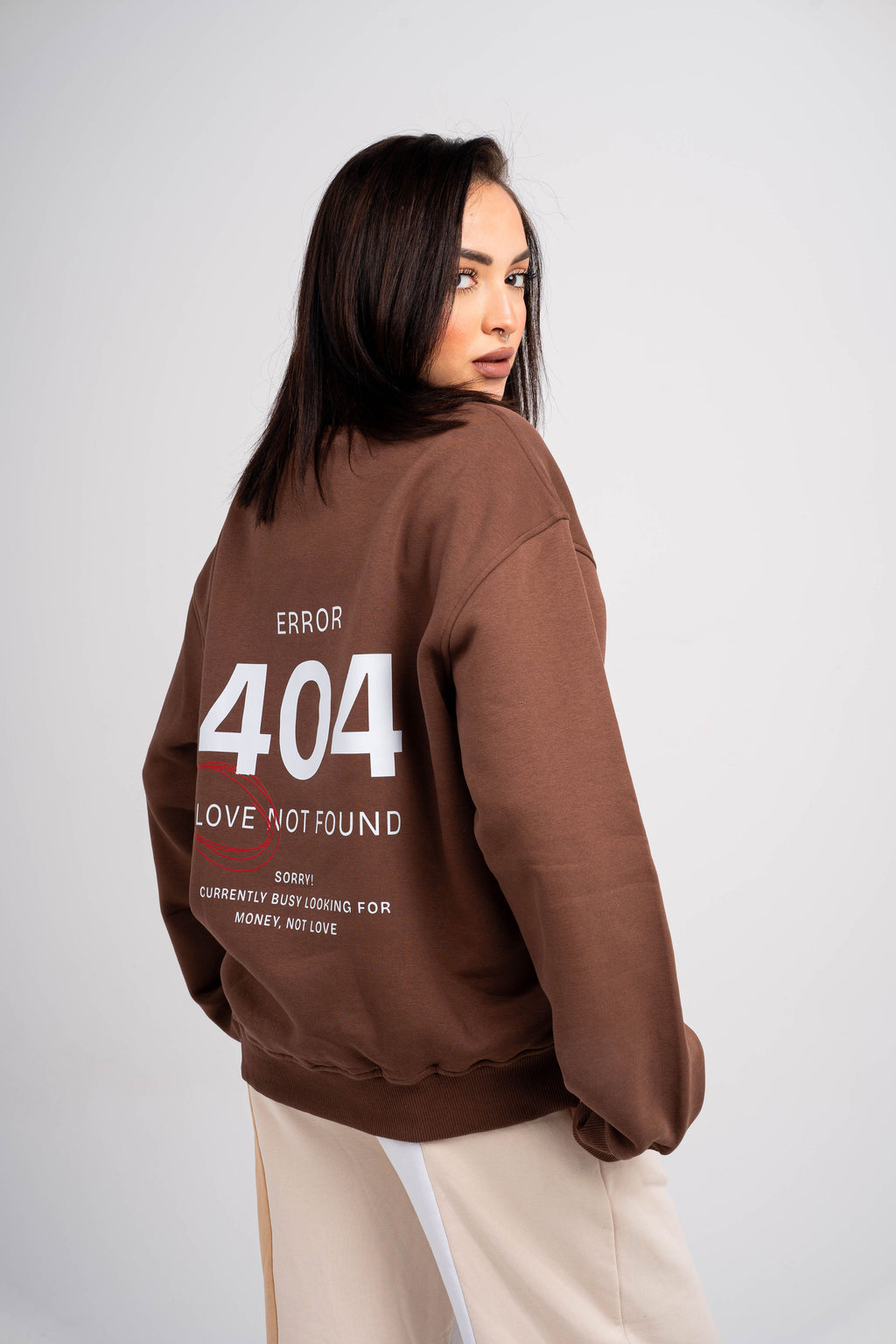Error 404 Oversized Crew Neck