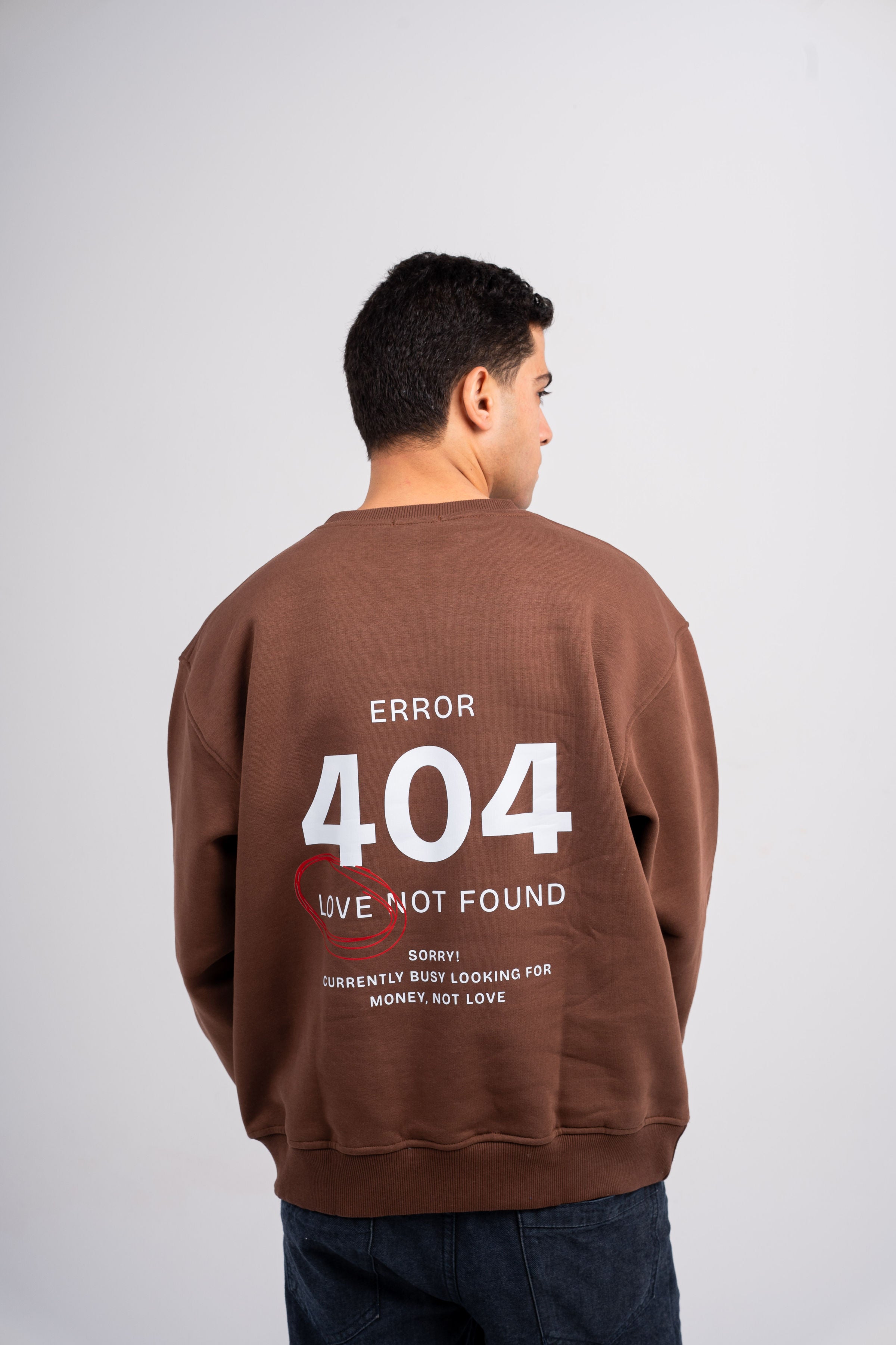 Error 404 Oversized Crew Neck