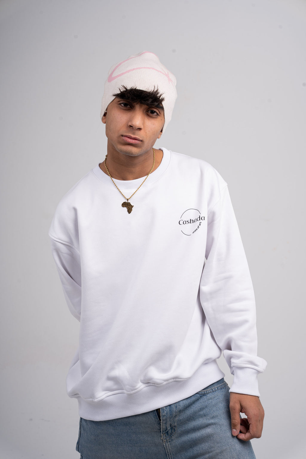 Explicit Content Oversized Crew Neck