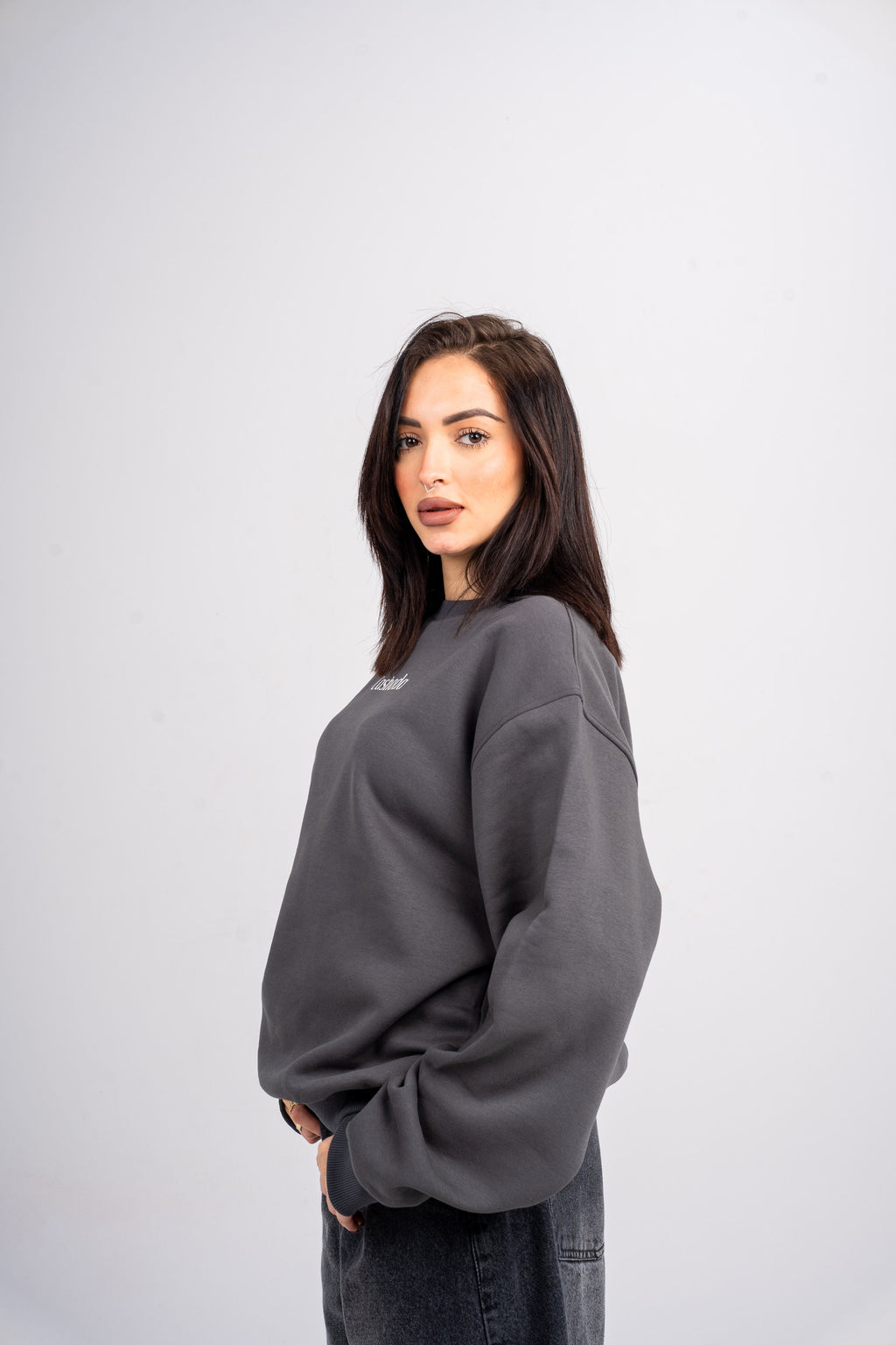 Mysterious Oversized Crew Neck