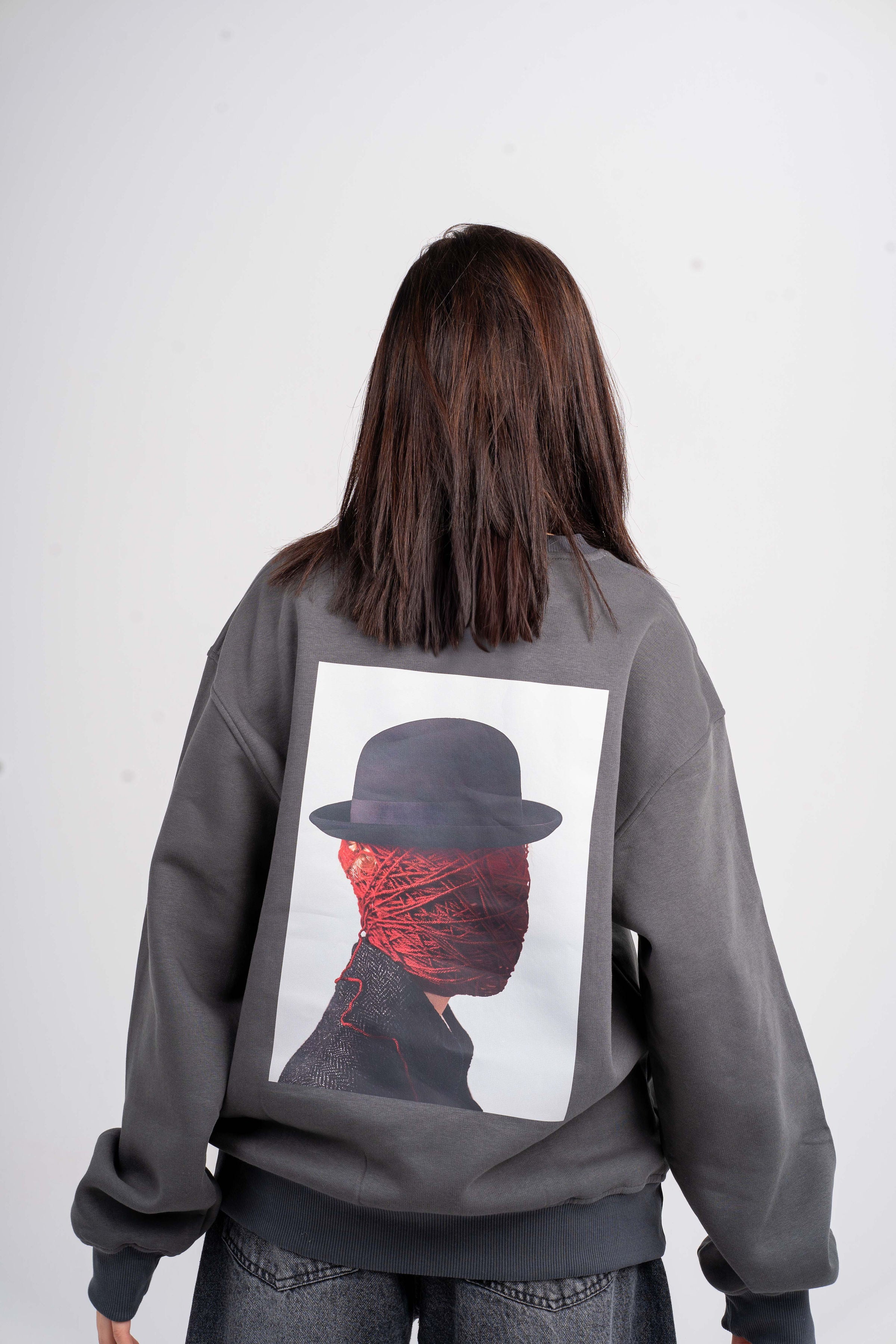 Mysterious Oversized Crew Neck