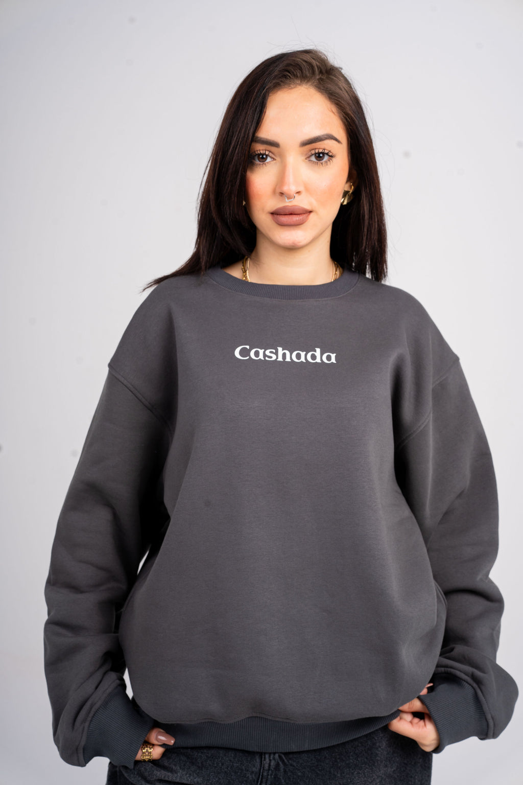 Mysterious Oversized Crew Neck