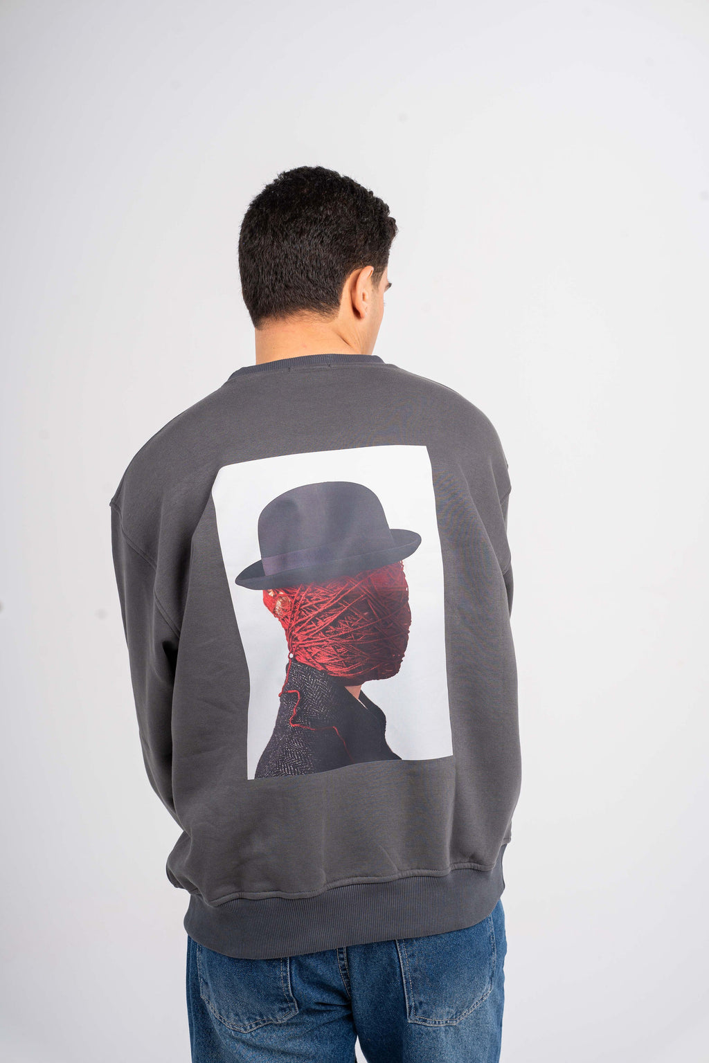 Mysterious Oversized Crew Neck