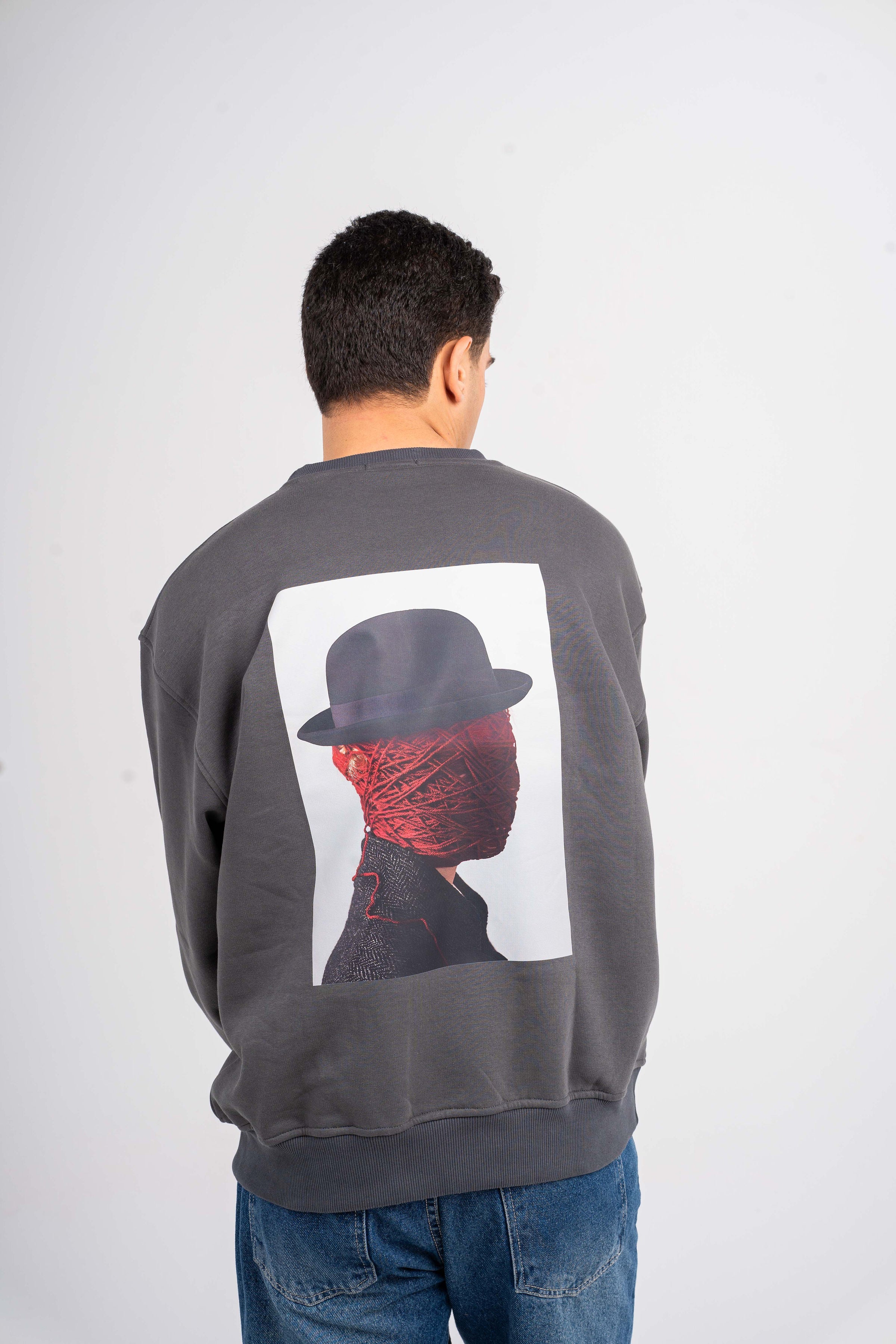 Mysterious Oversized Crew Neck