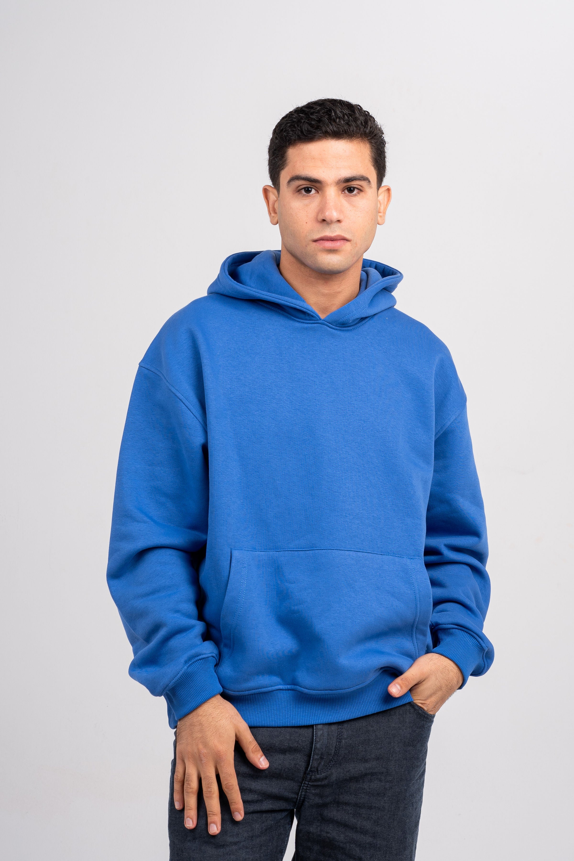 Plain Royal Blue Oversized Hoodie