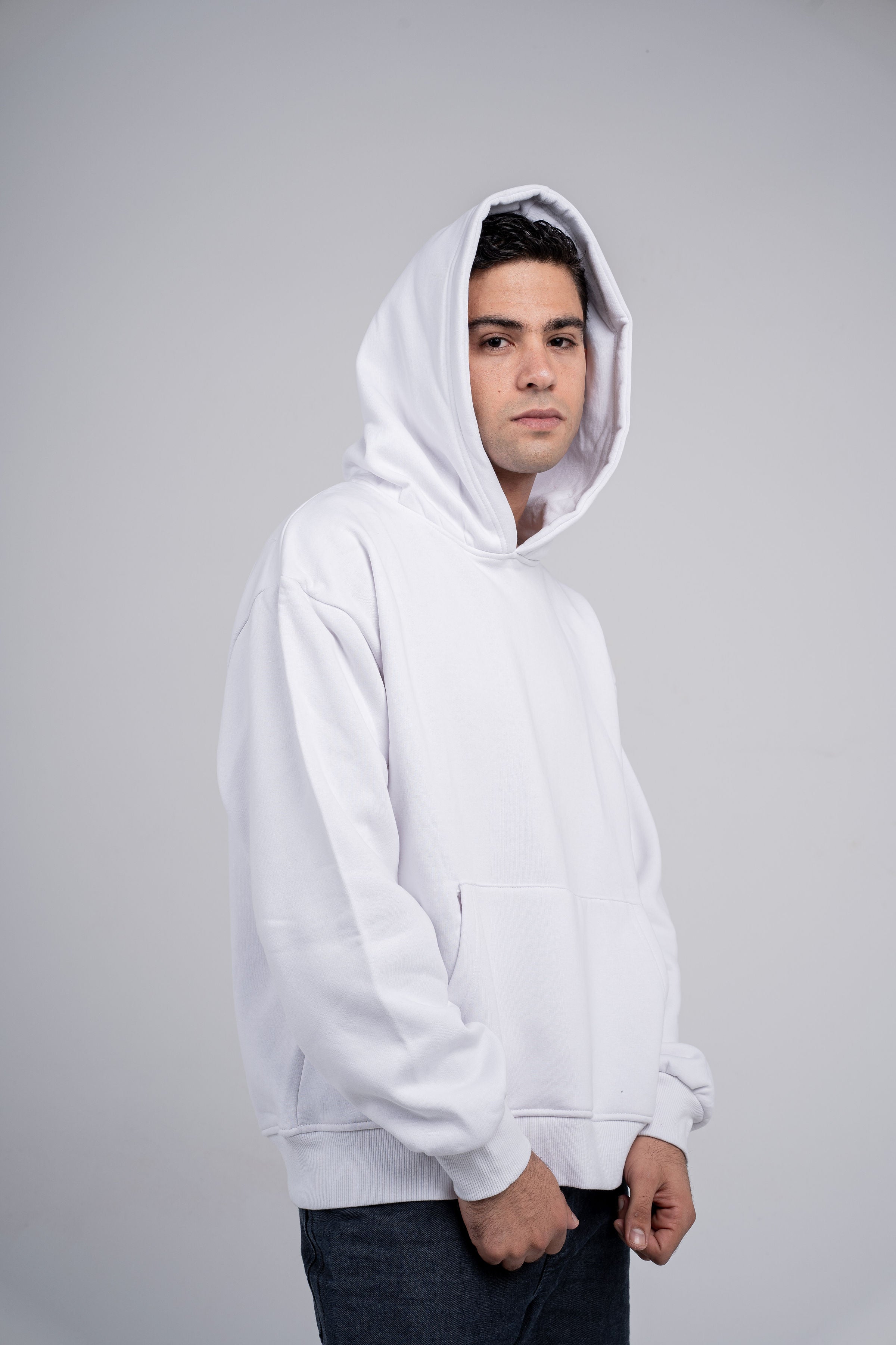 Plain White Oversized Hoodie