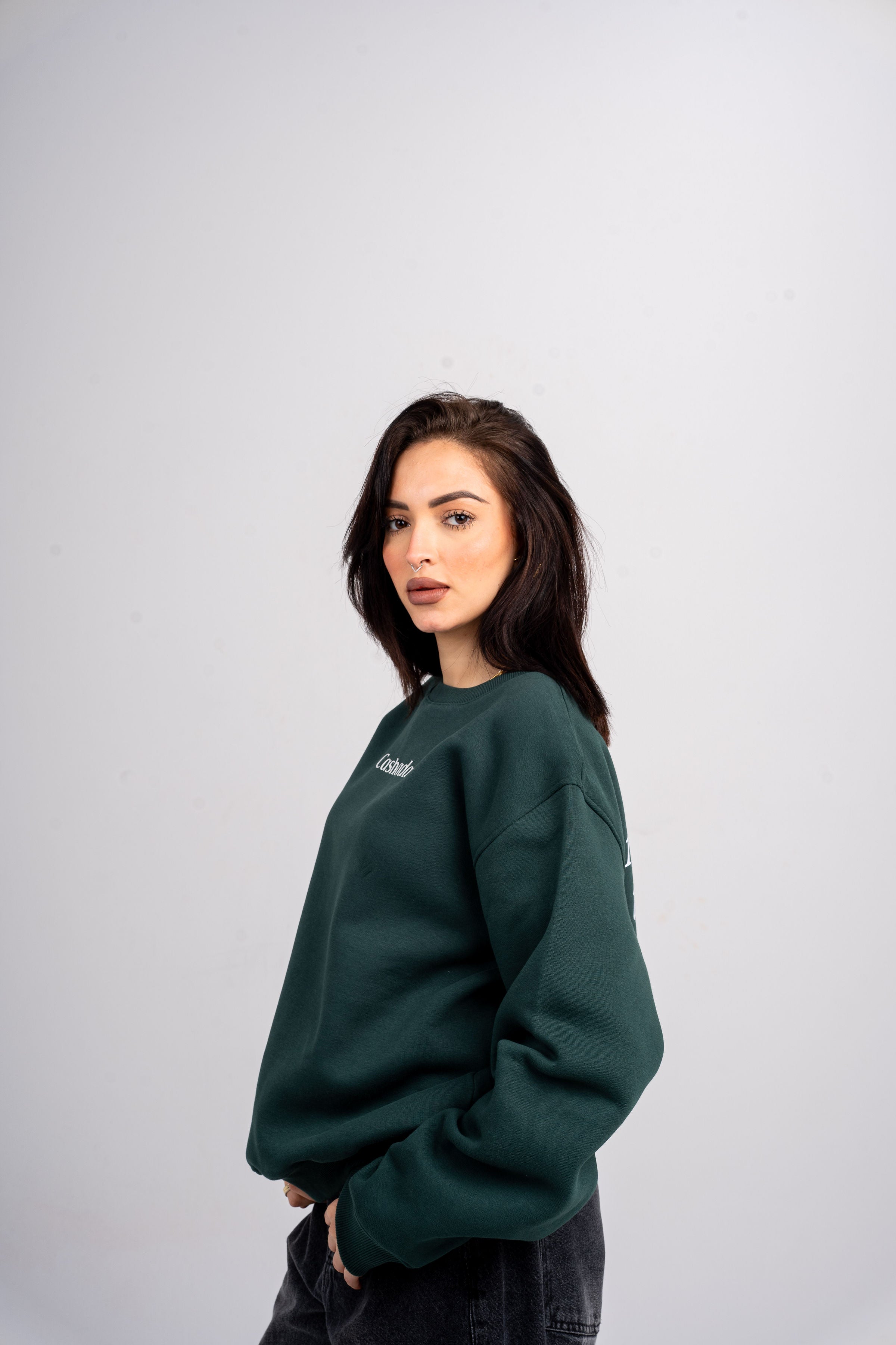 Read The Name Oversized Crew Neck