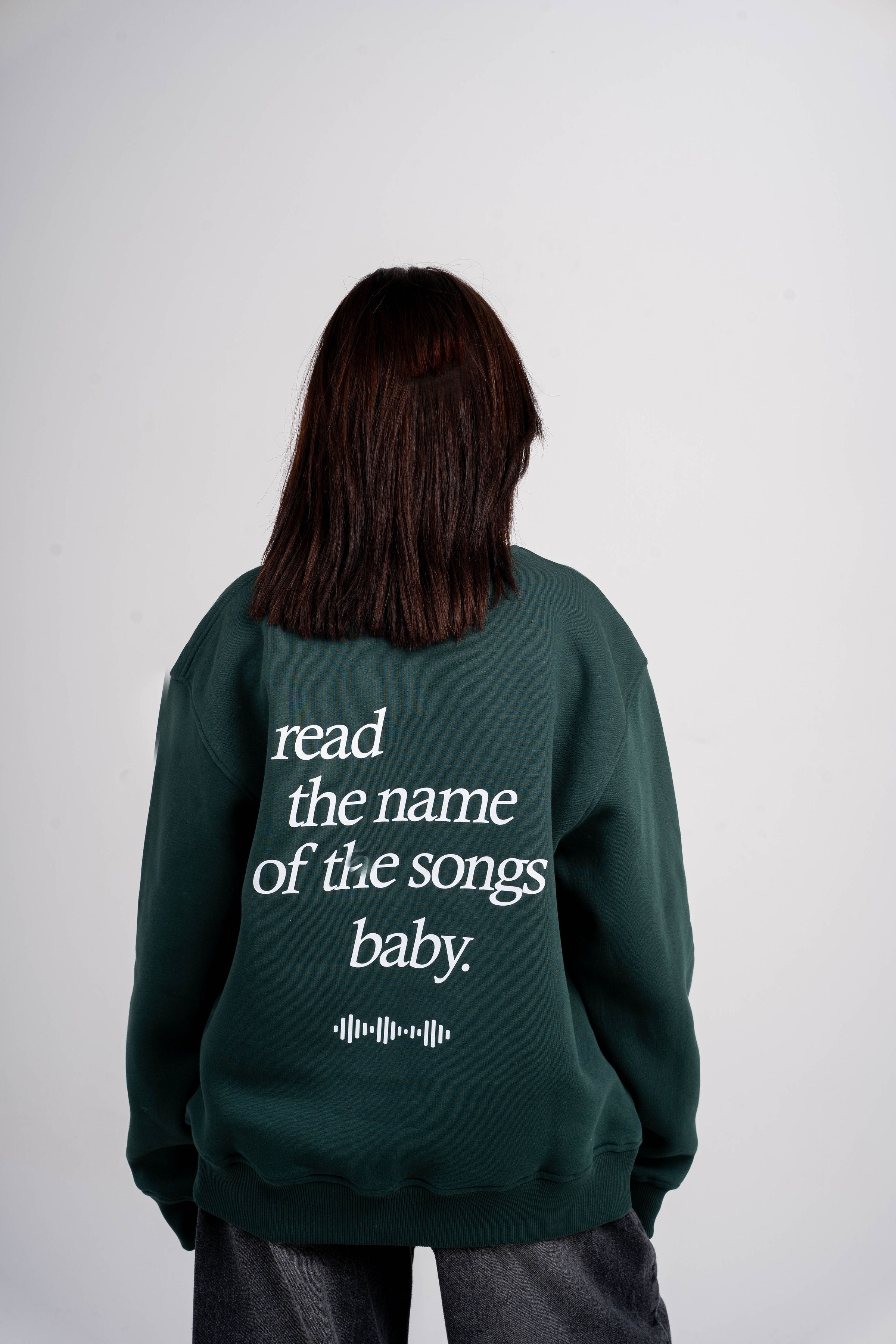 Read The Name Oversized Crew Neck