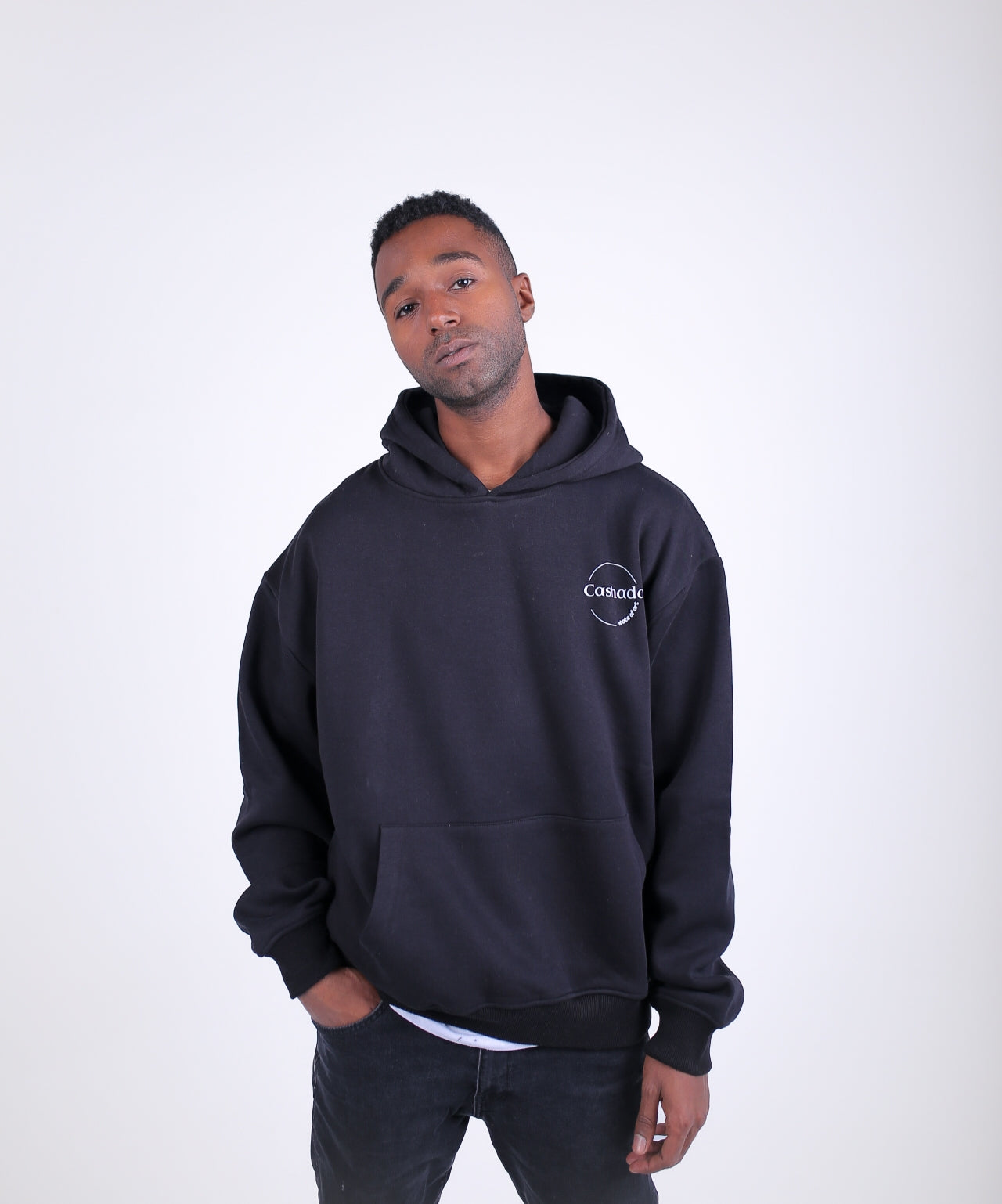 Too cool to give a damn Oversized Hoodie